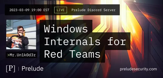 Windows Internals for Red Teams
