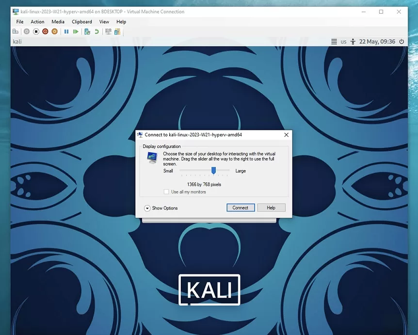 kali hyperv