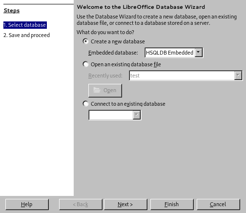 LibreOffice Base