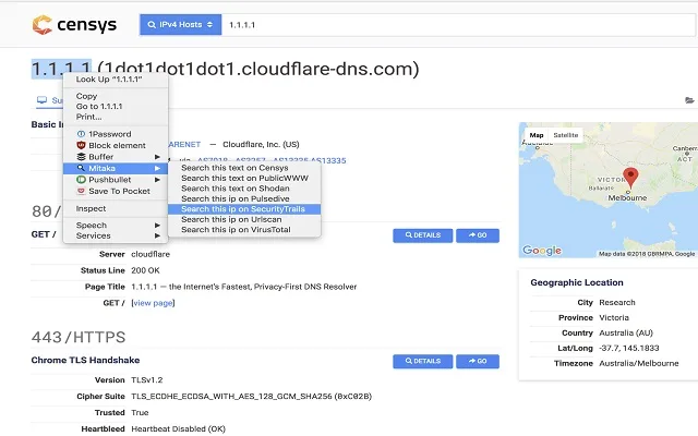 افزونه ی Mitaka برای osint