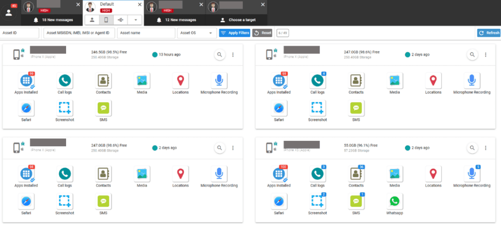 اینترفیس Predator