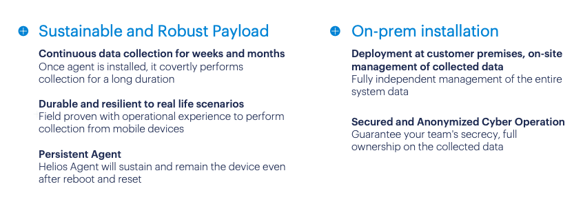 قابلیتهای جاسوس افزار predator