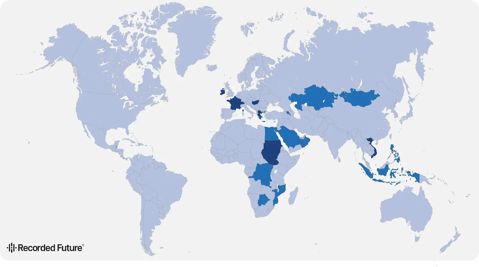 کشورهای درگیر جاسوس افزار predator